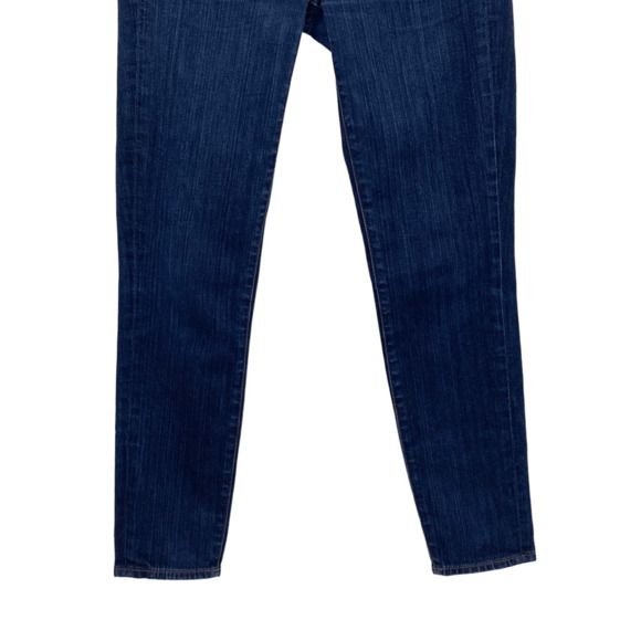 J. Crew Low-Rise Blue Jeans SZ 25 (0) Denim Toothpick Skinny Ankle Medium Wash - Picture 6 of 14